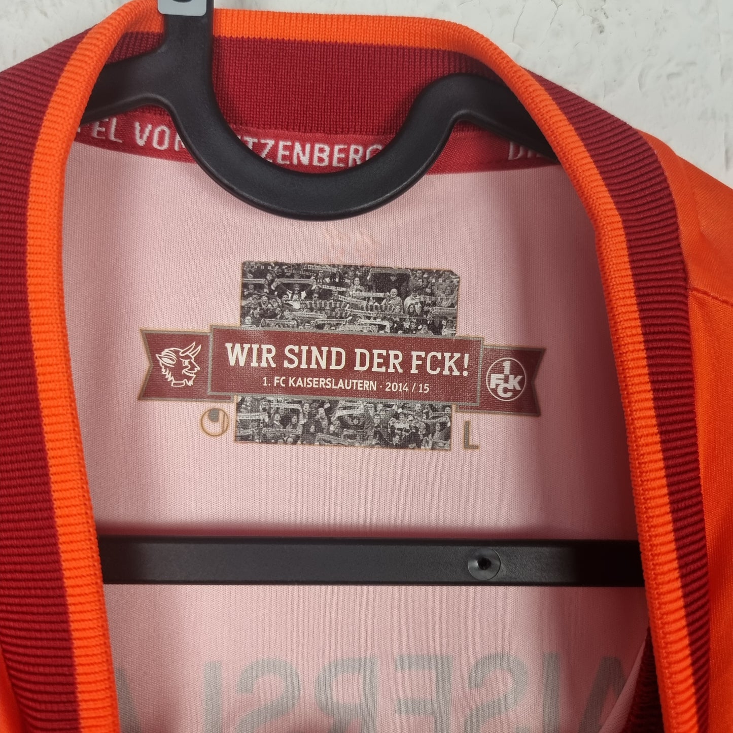 Trikot - 1. FC Kaiserslautern - Dominique Heintz - 2014/2015 - L - Heim