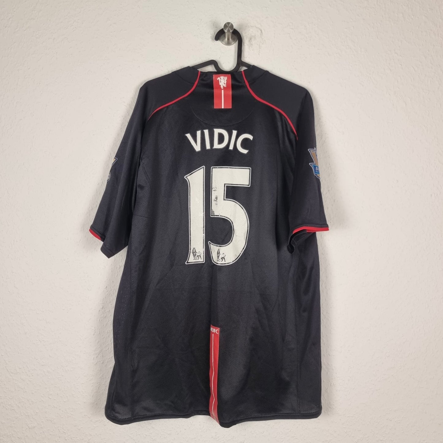 Trikot - Manchester United - Nemanja Vidic - 2007/2008 - XL - Auswärts
