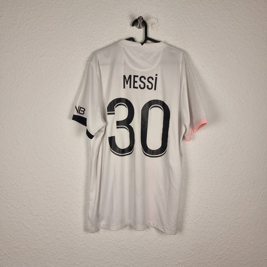 Trikot - Paris Saint-Germain (PSG) - Lionel Messi - 2021/2022 - XL - Auswärts