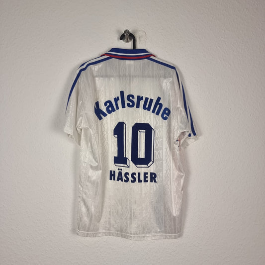 Trikot - Karlsruher SC - Thomas Häßler - 1995/1996 - S - Heim