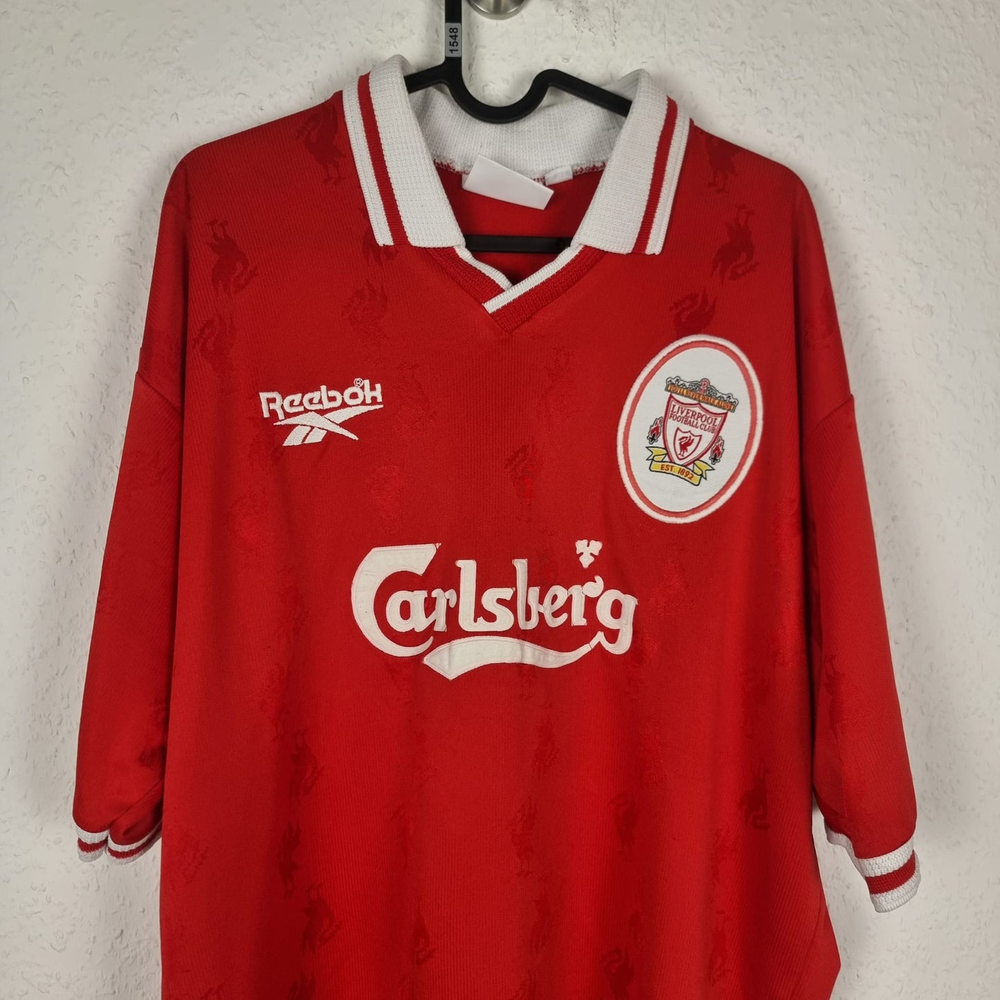 Trikot - Liverpool FC - Jamie Redknapp - 1996/1997 - L -  Heim