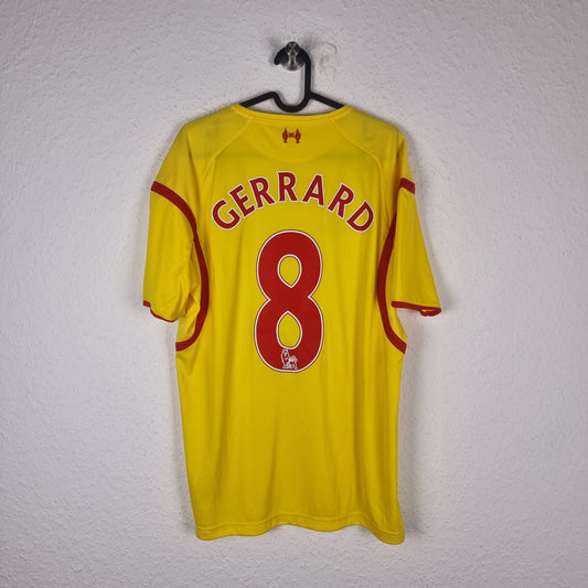 Trikot - Liverpool - Steven Gerrard - 2014/2015 - M - Auswärts