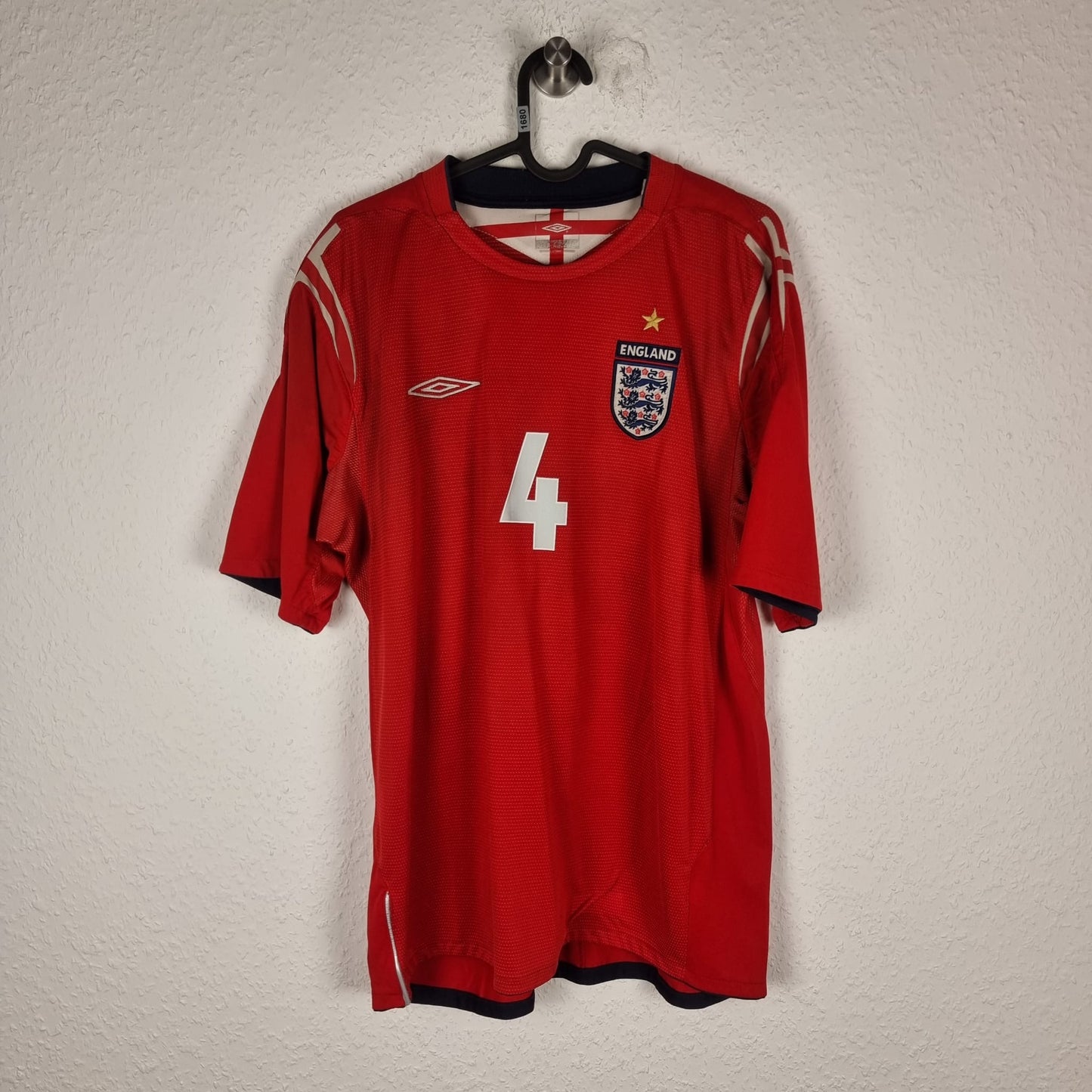 Trikot - England - Steven Gerrard - 2004 - L - Auswärts