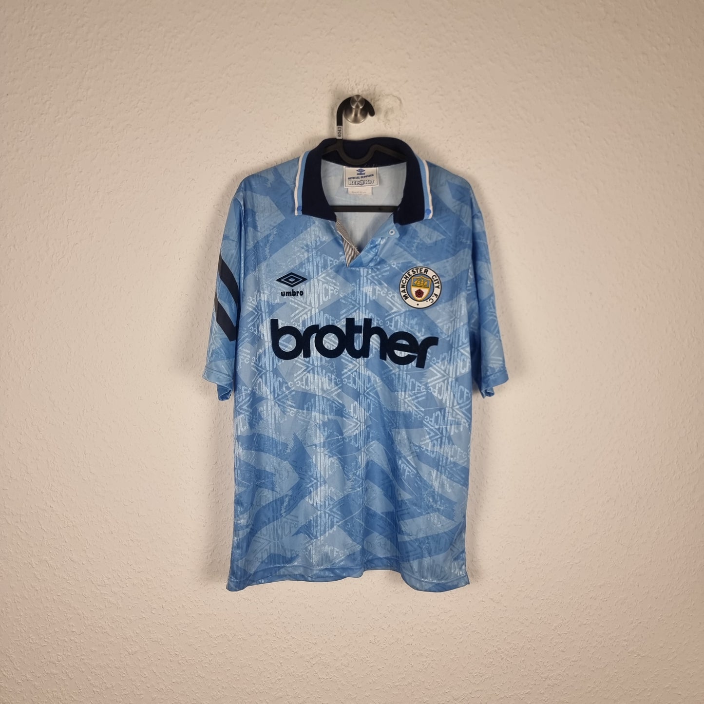 Trikot - Manchester City - 1991/1992 - M - Heim