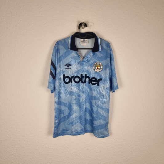 Trikot - Manchester City - 1991/1992 - M - Heim