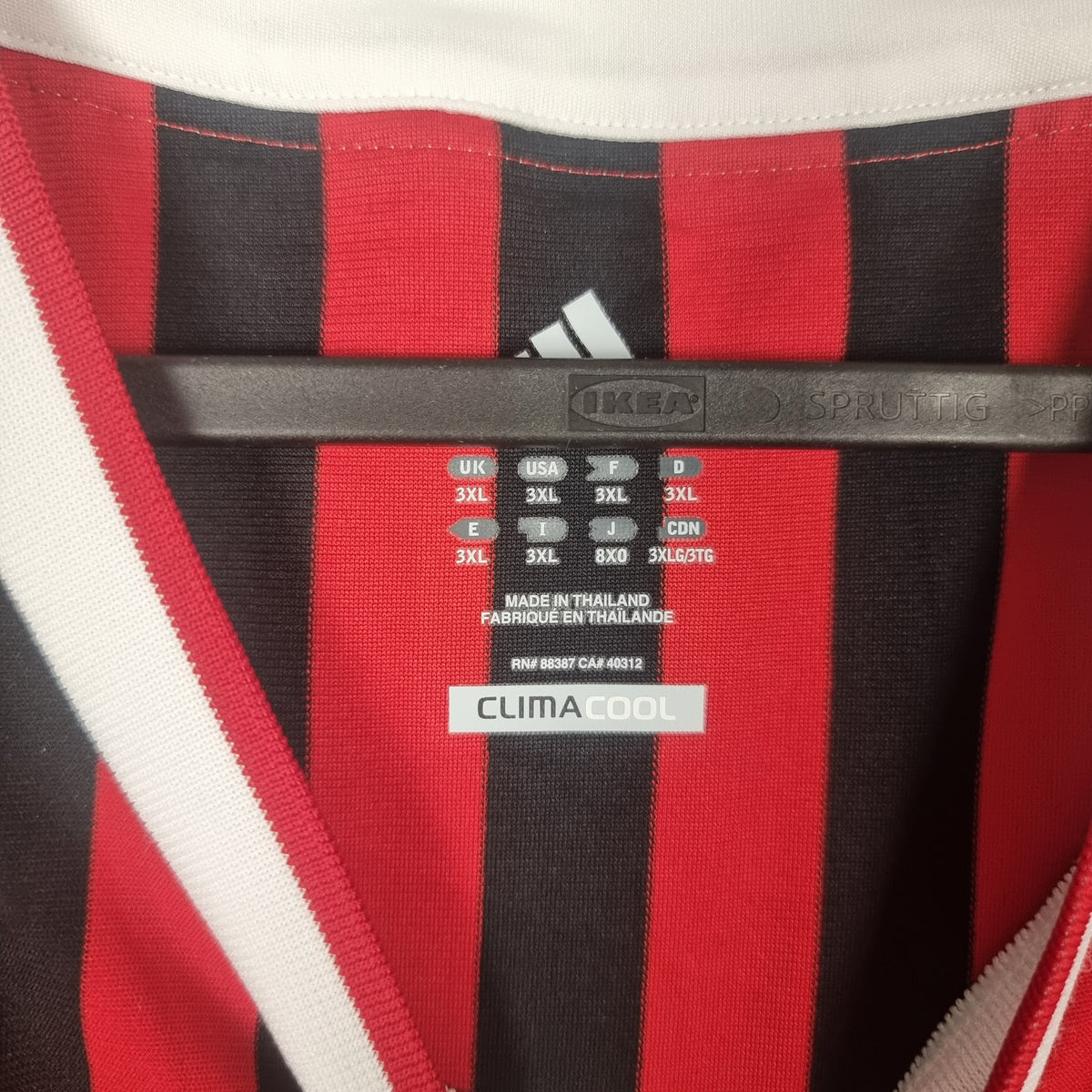 Jersey - AC Milan - 2010/2011 - 3XL - Home