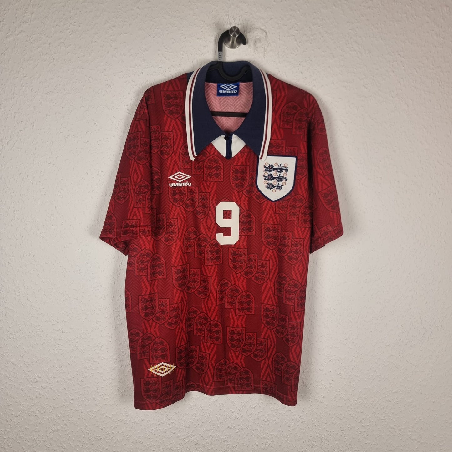Trikot - England - Alan Shearer - 1993 - L - Auswärts