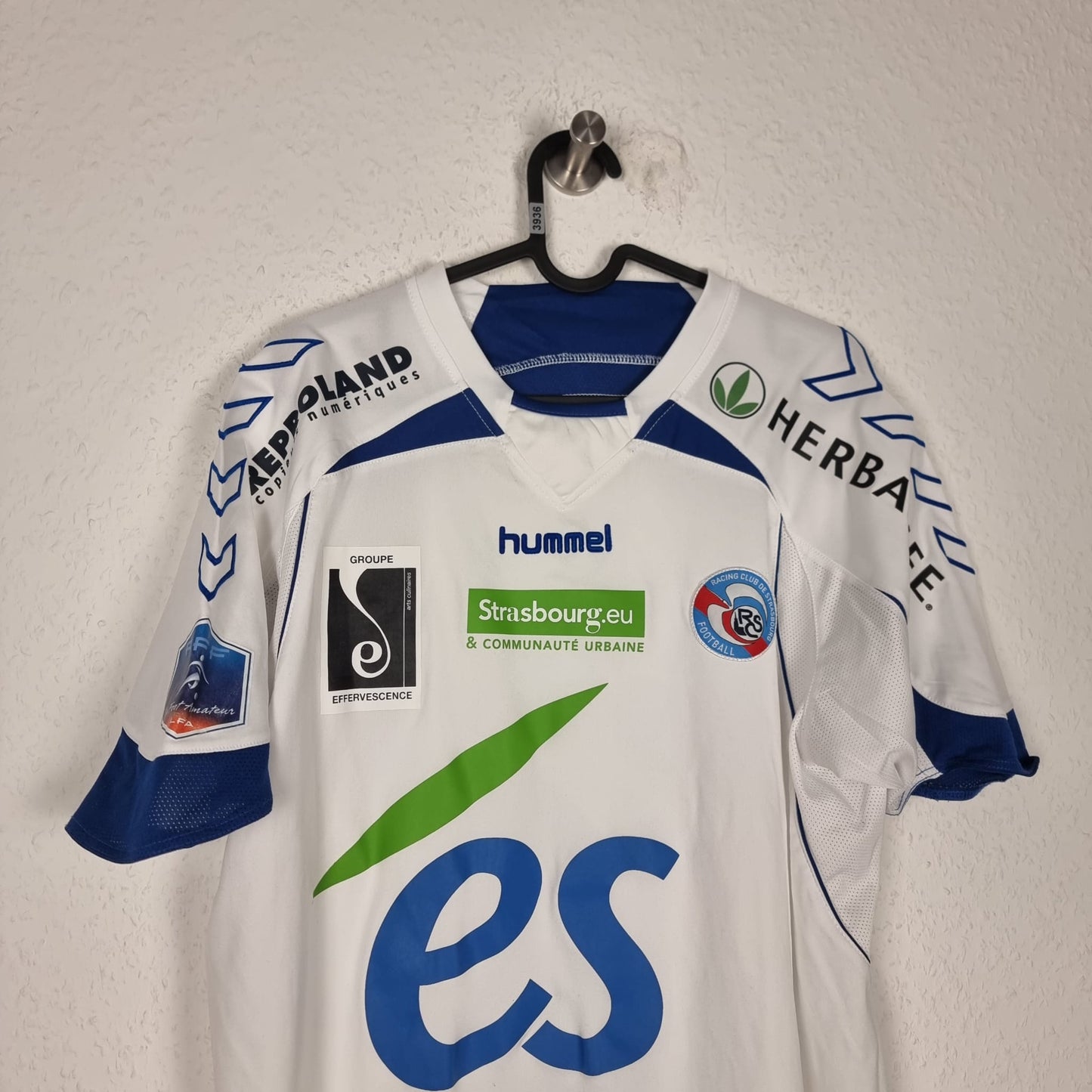 Trikot - Racing Strasbourg - Julien Outrebon - 2010/2011 - XL - Auswärts - Matchworn