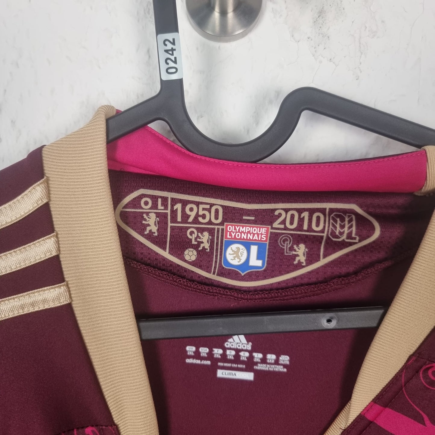 Trikot - Olympique Lyon - 2010/2011 - XXL - Auswärts