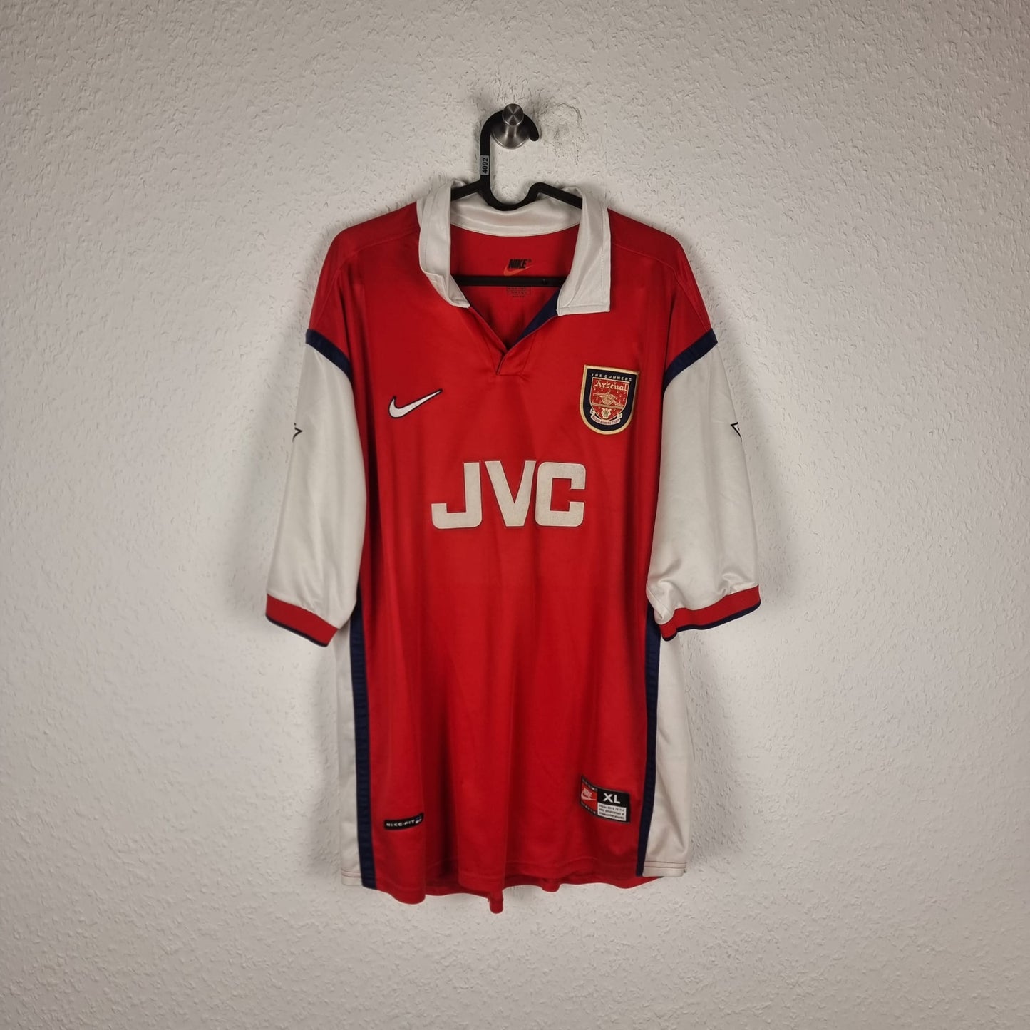 Trikot - Arsenal FC - Dennis Bergkamp - 1998/1999 - XL - Heim