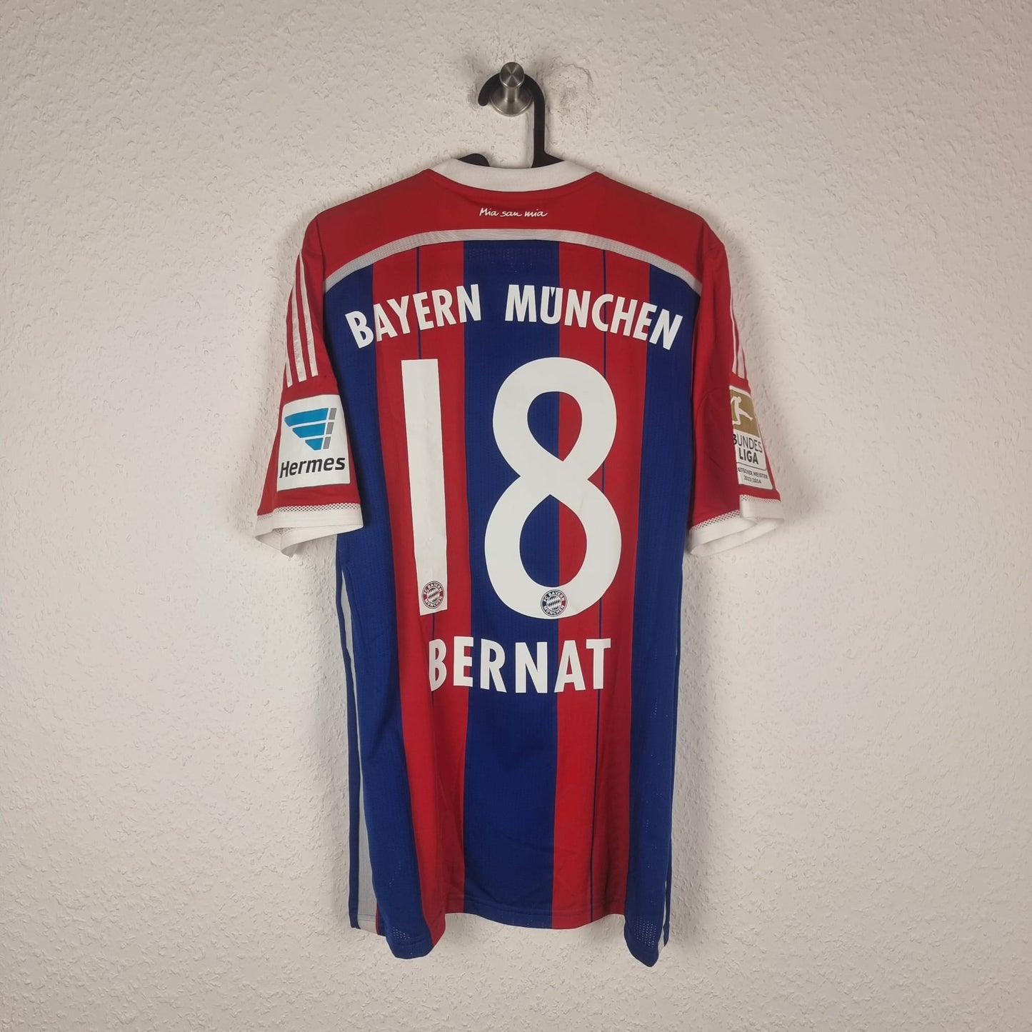 Jersey - FC Bayern München - Juan Bernat - 2014/2015 - Size 6 - Home - Player Issue