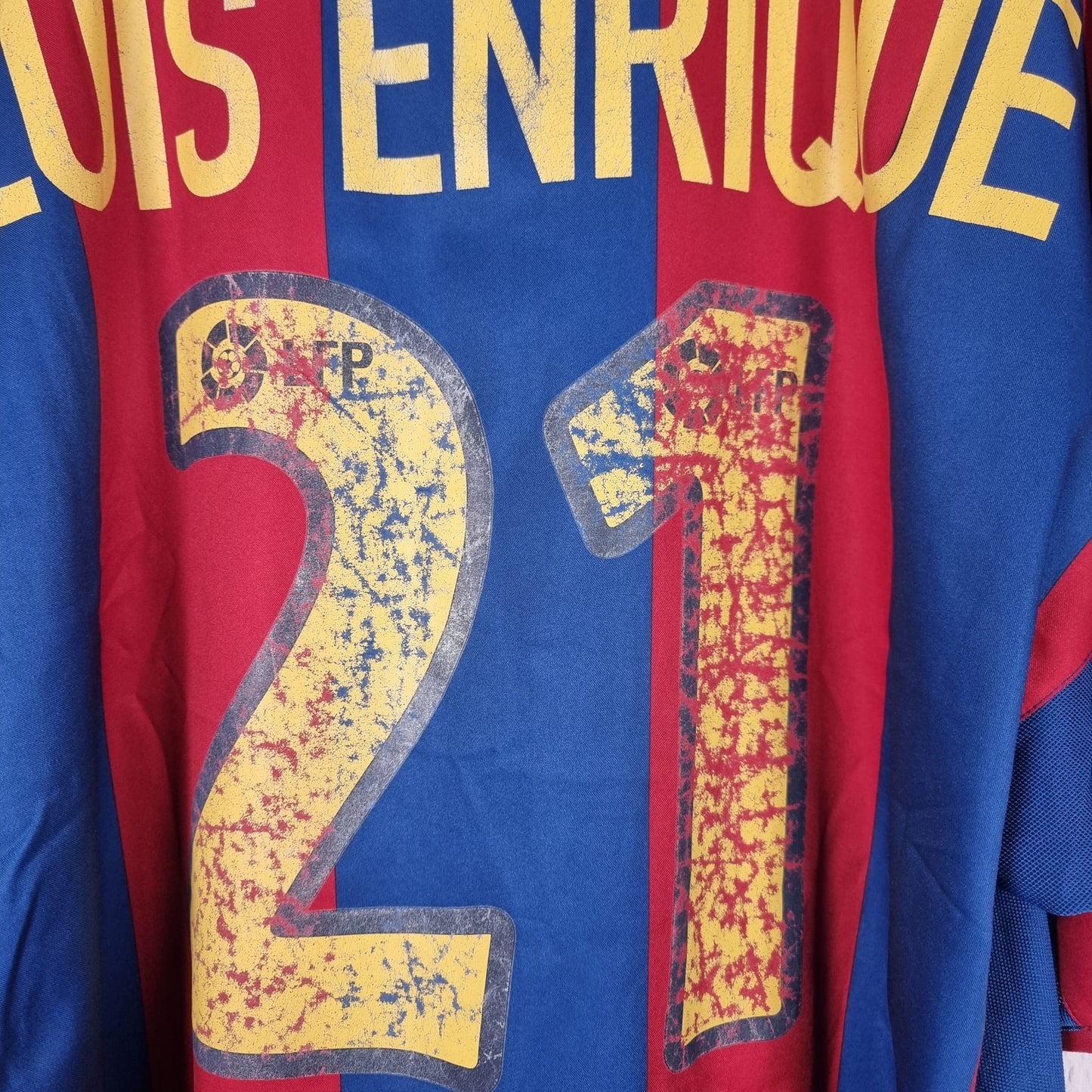 Trikot - FC Barcelona - Luis Enrique - 2002/2003 - XL - Heim