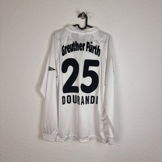 Trikot - Greuther Fürth - Dennis Dourandi - 2003/2004 - XL - Auswärts - matchworn