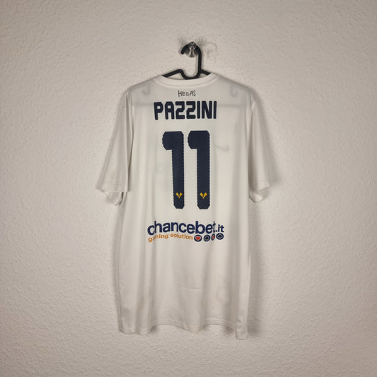 Trikot - Hellas Verona - Giampaolo Pazzini - 2017/2018 - XL - Drittes