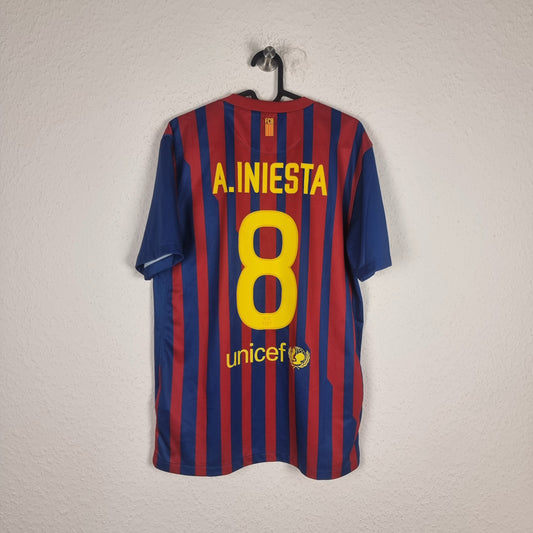 Trikot - FC Barcelona - Andrés Iniesta - 2011/2012 - M - Heim