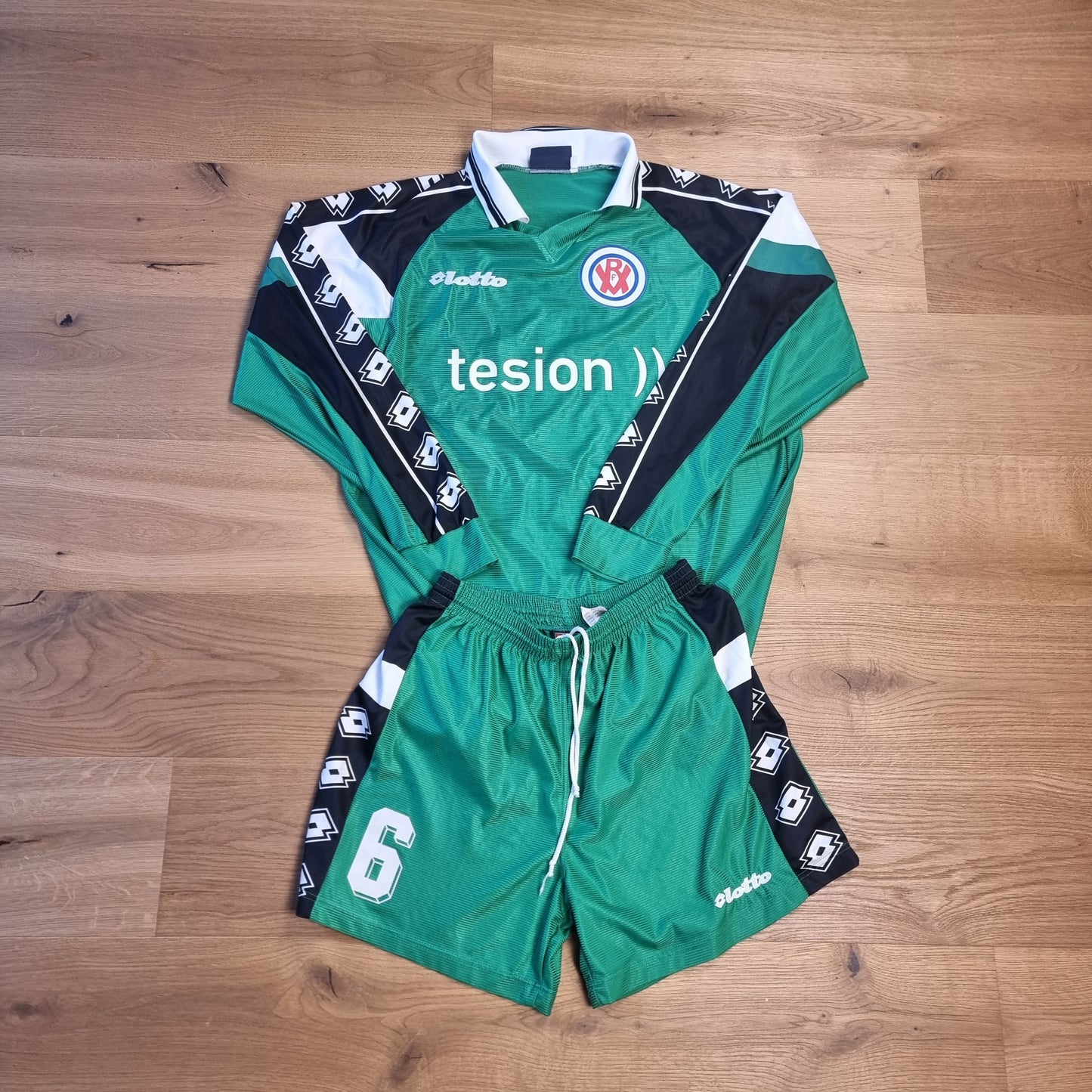 Jersey with shorts - VfR Mannheim - Arnold Dybek - 2001/2002 - XL - Home - matchworn