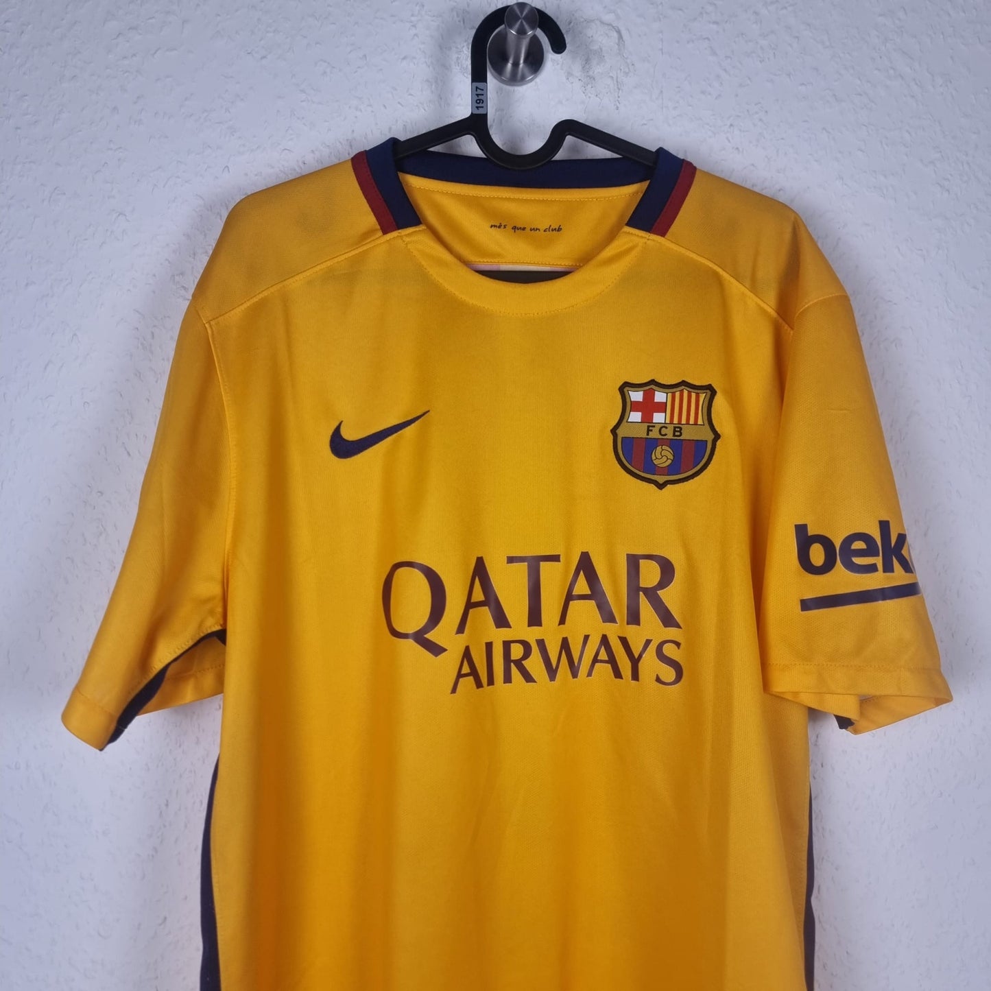 Trikot - FC Barcelona - Luis Suárez - 2015/2016 - L - Auswärts