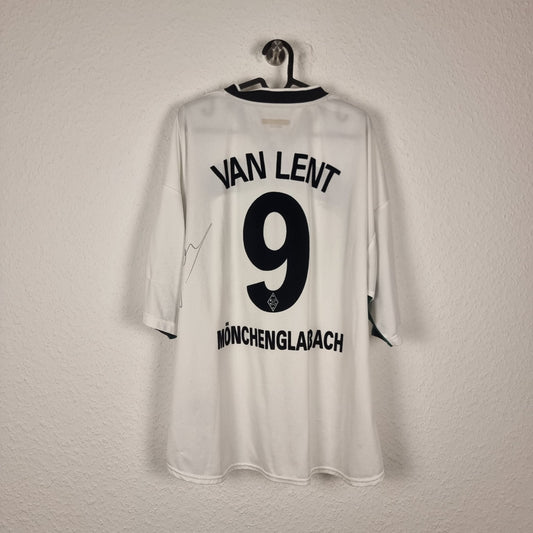 Trikot - Arie van Lent - Borussia Mönchengladbach - 2000/2001 - XXL- signiert - Heim