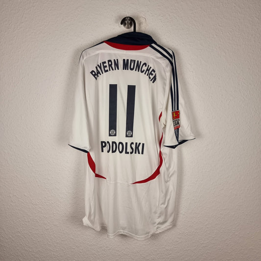 Trikot - FC Bayern München - Lukas Podolski - 2006/2007 - XXL - Auswärts