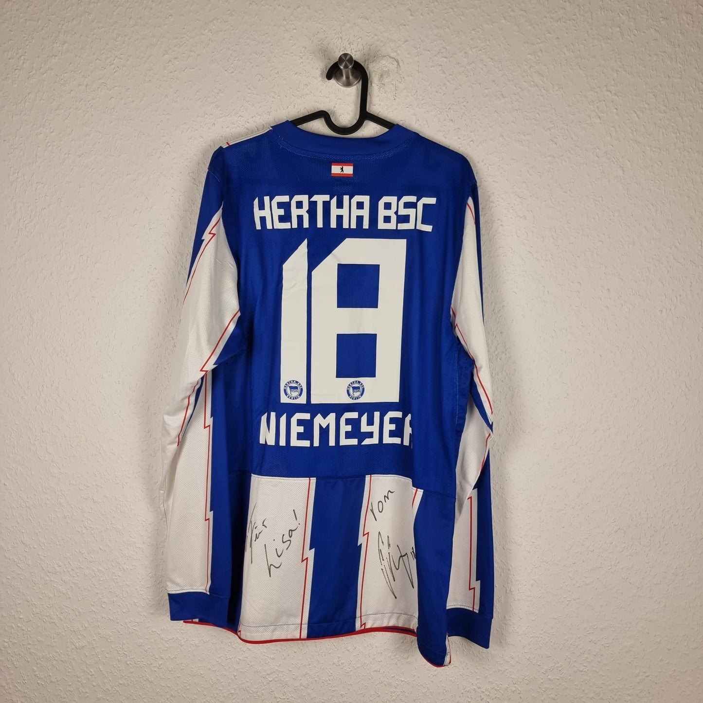 Trikot - Hertha BSC - Peter Niemeyer - 2010/2011 - L - Heim - Matchworn