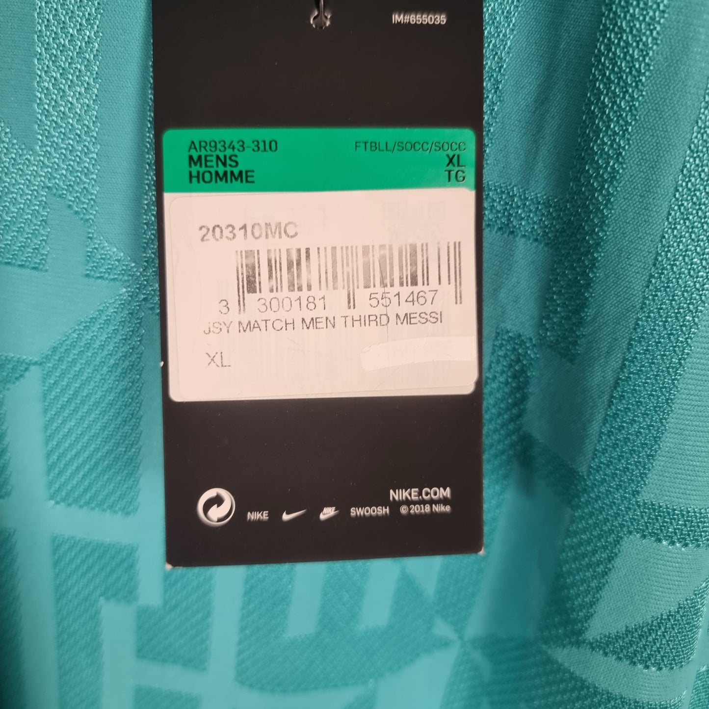 Trikot - FC Barcelona - Lionel Messi - 2019/2020 - XL - Drittes - Neu
