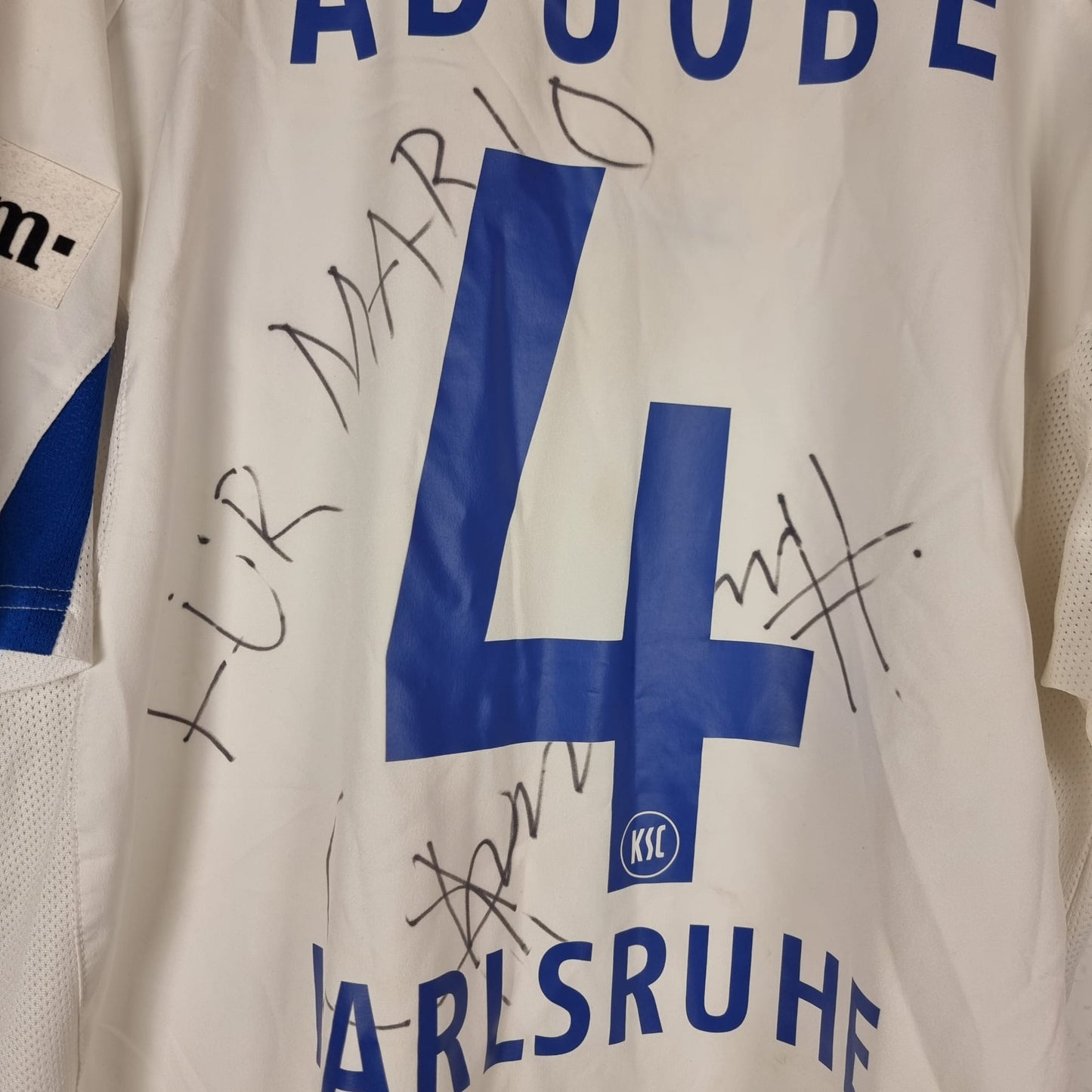 Trikot - Karlsruher SC - Godfried Aduobe - 2007/2008 - XL - Auswärts - matchworn