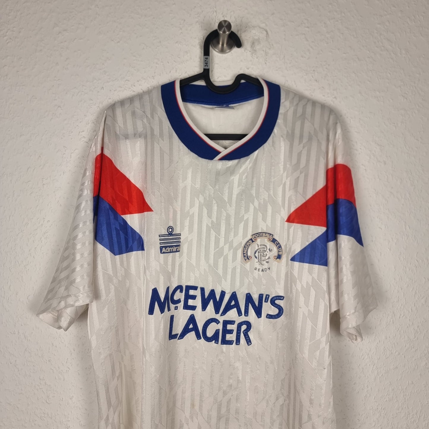 Trikot - Rangers FC - 1990/1991 - XXL - Auswärts