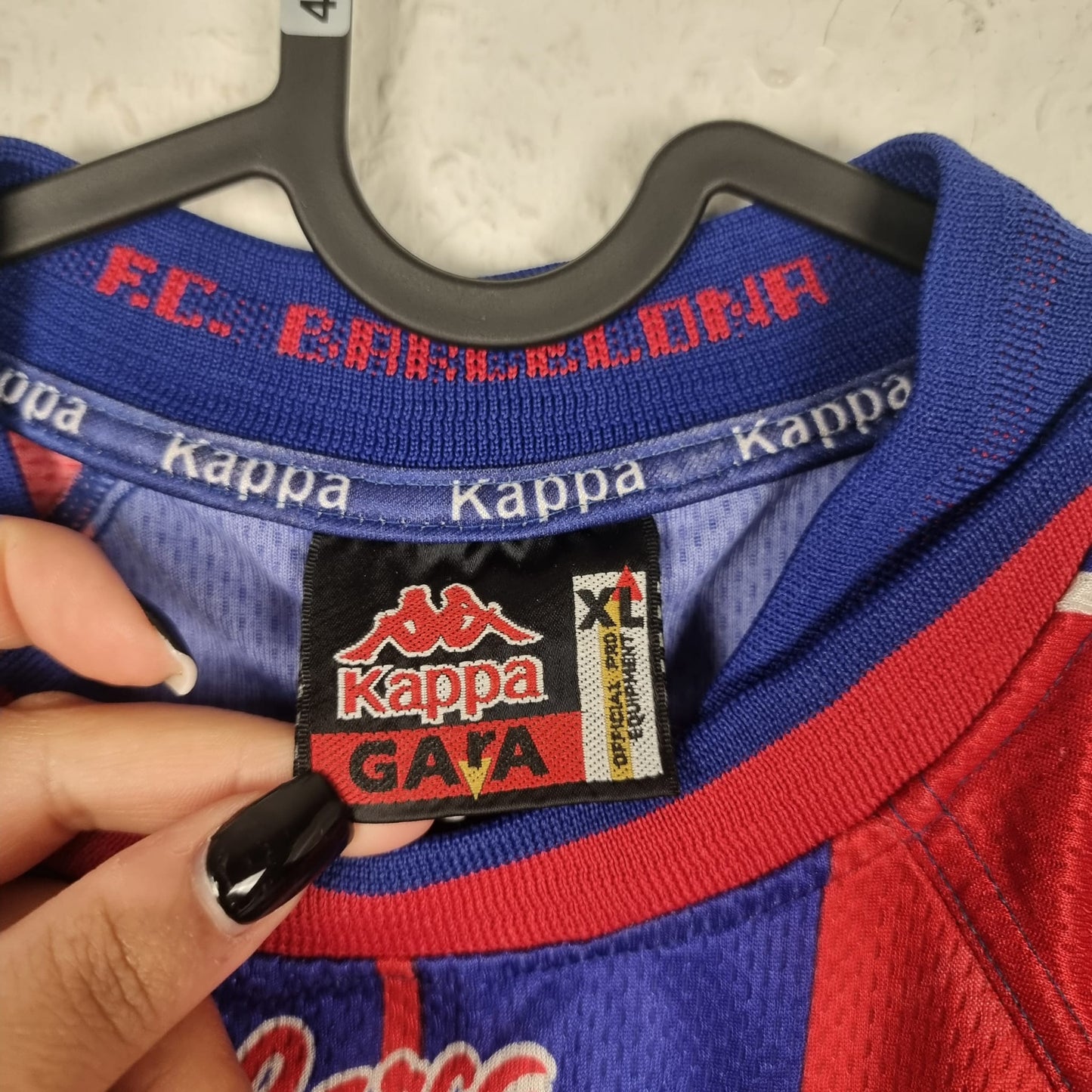 Trikot - FC Barcelona - Iván de la Peña - 1997/1998 - XL - Heim