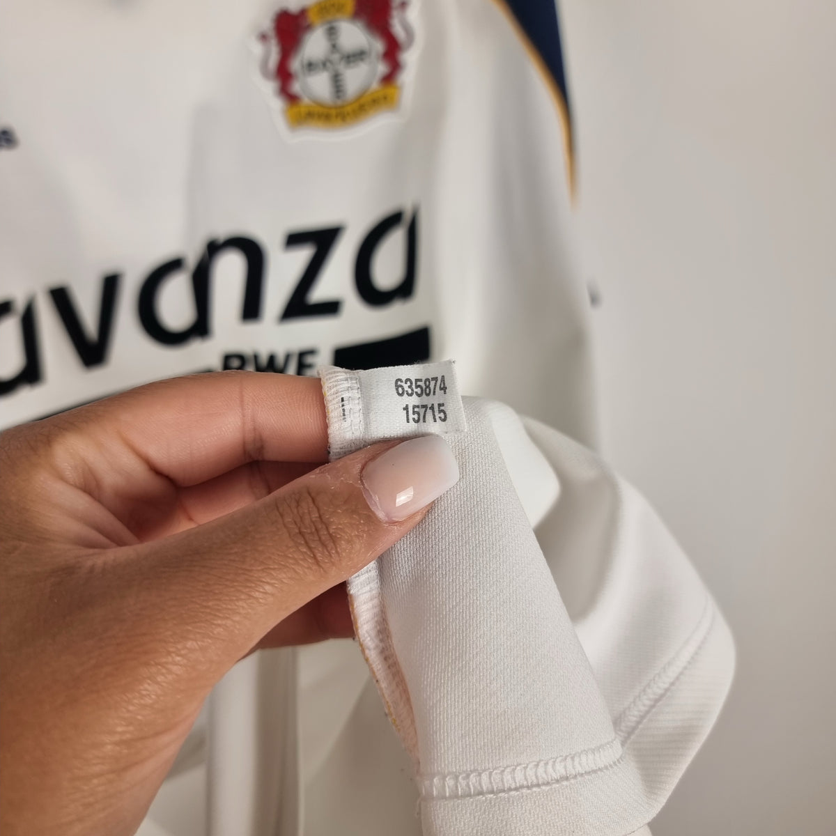 Trikot - Bayer 04 Leverkusen - Michael Ballack - 2000/2001 - L - Auswärts