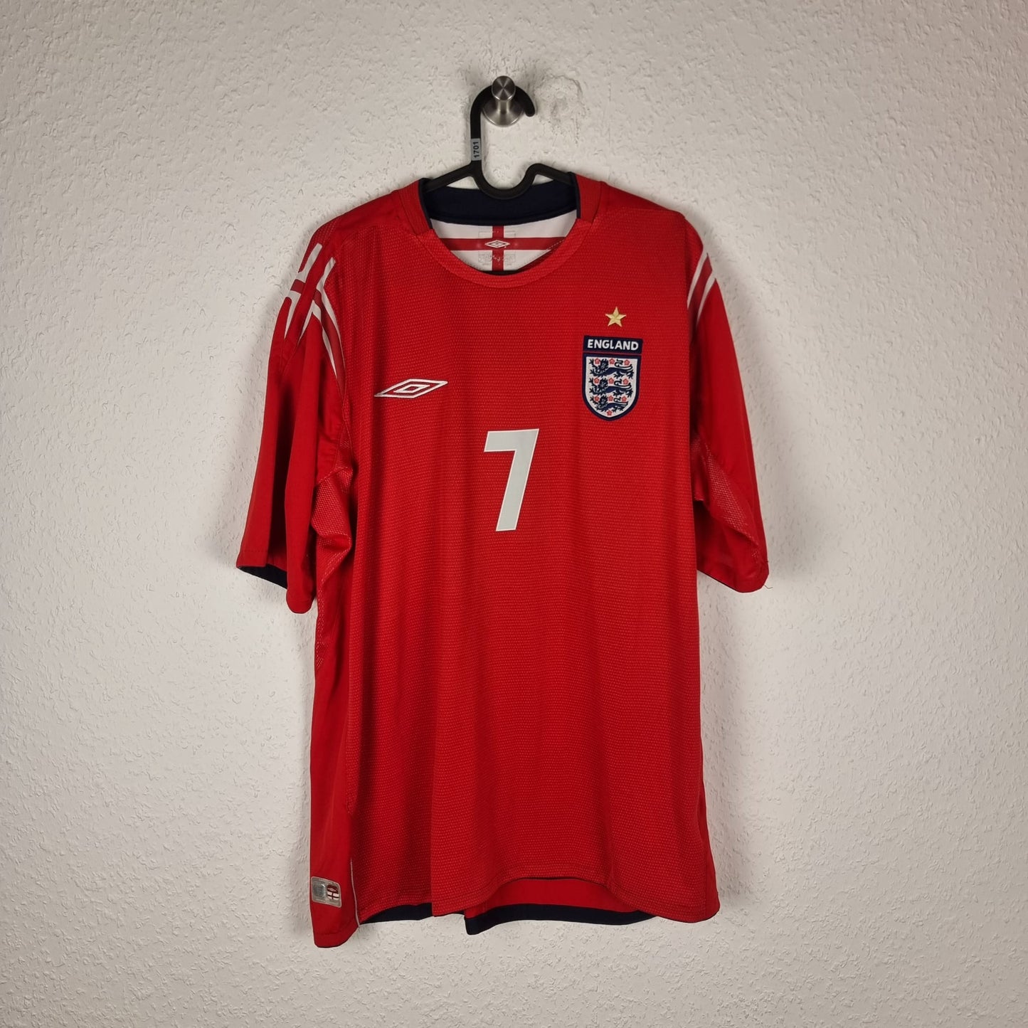 Trikot - England - David Beckham - 2004 - XL - Auswärts