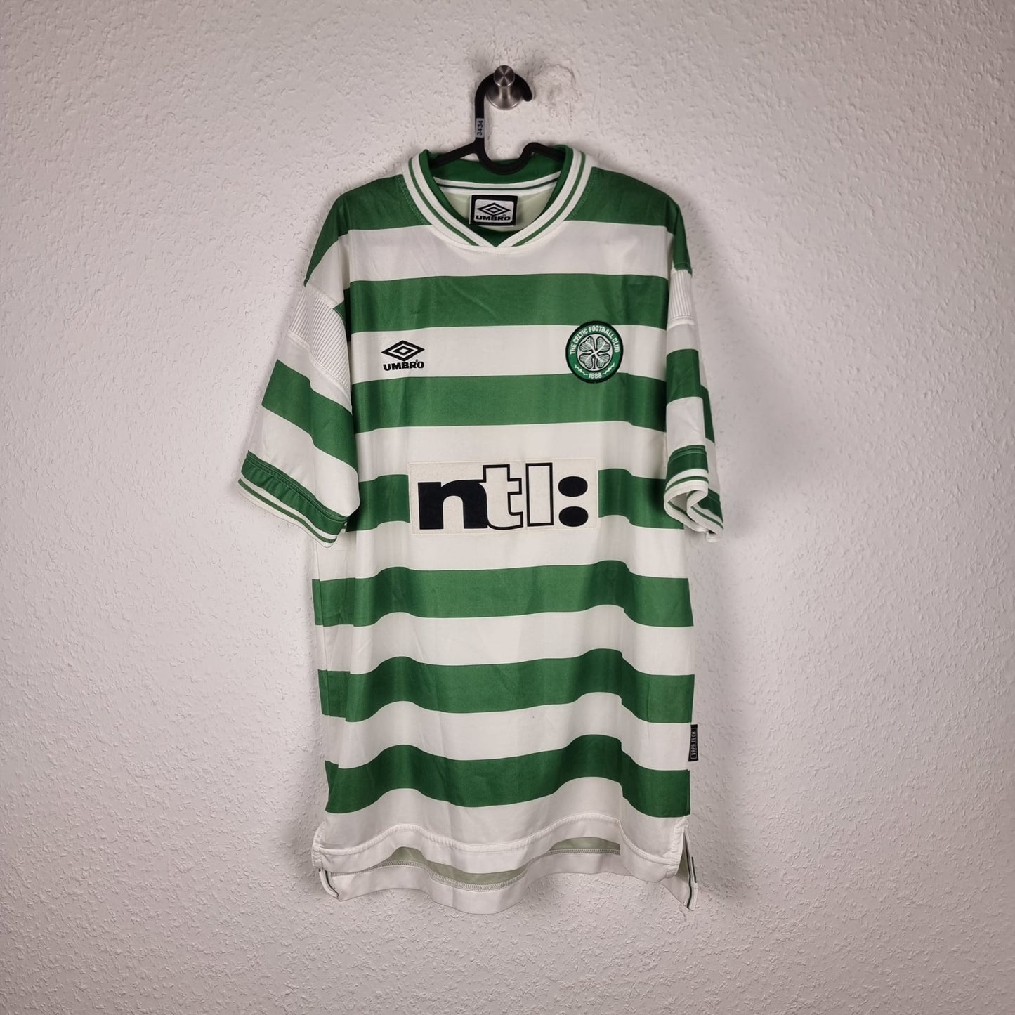 Trikot - Celtic Glasgow - Henrik Larsson - 1999/2000 - XL - Heim