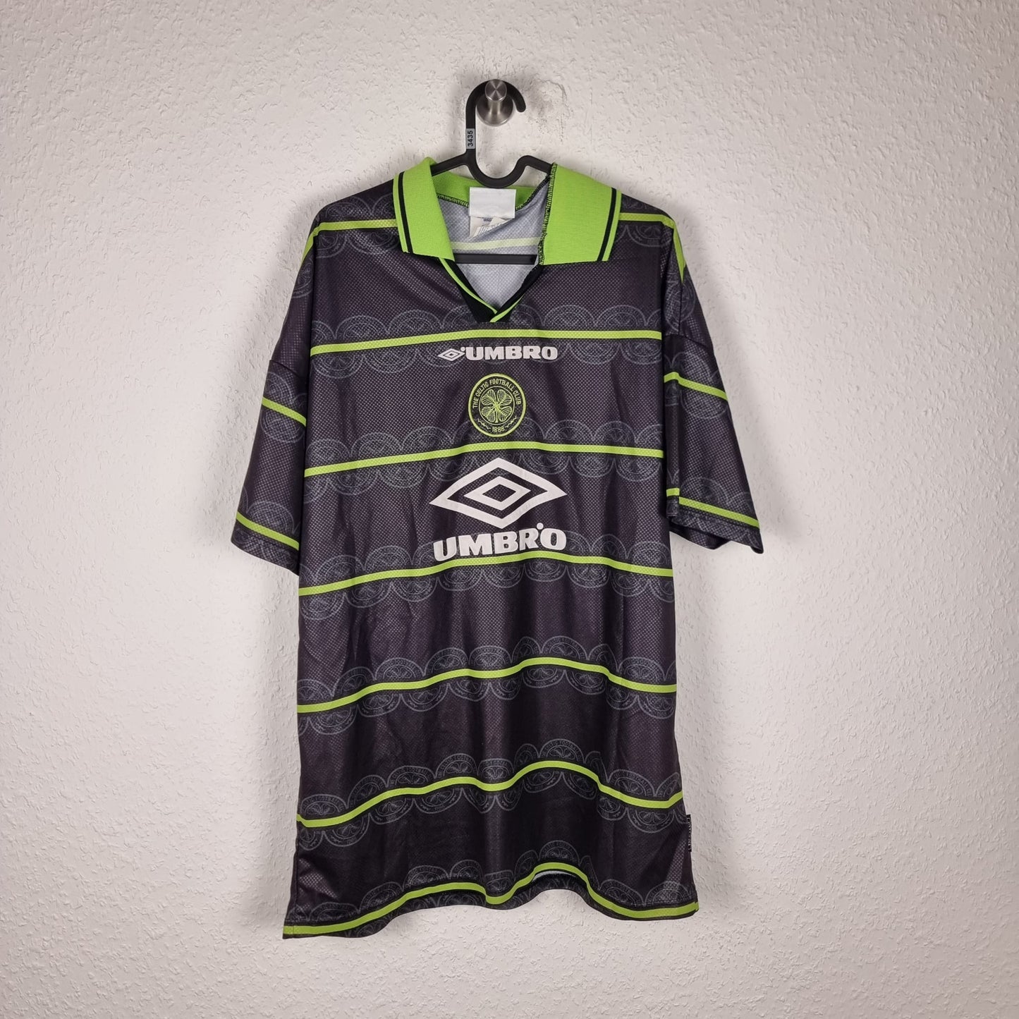 Jersey - Celtic Glasgow - Henrik Larsson - 1998/1999 - XL - Away