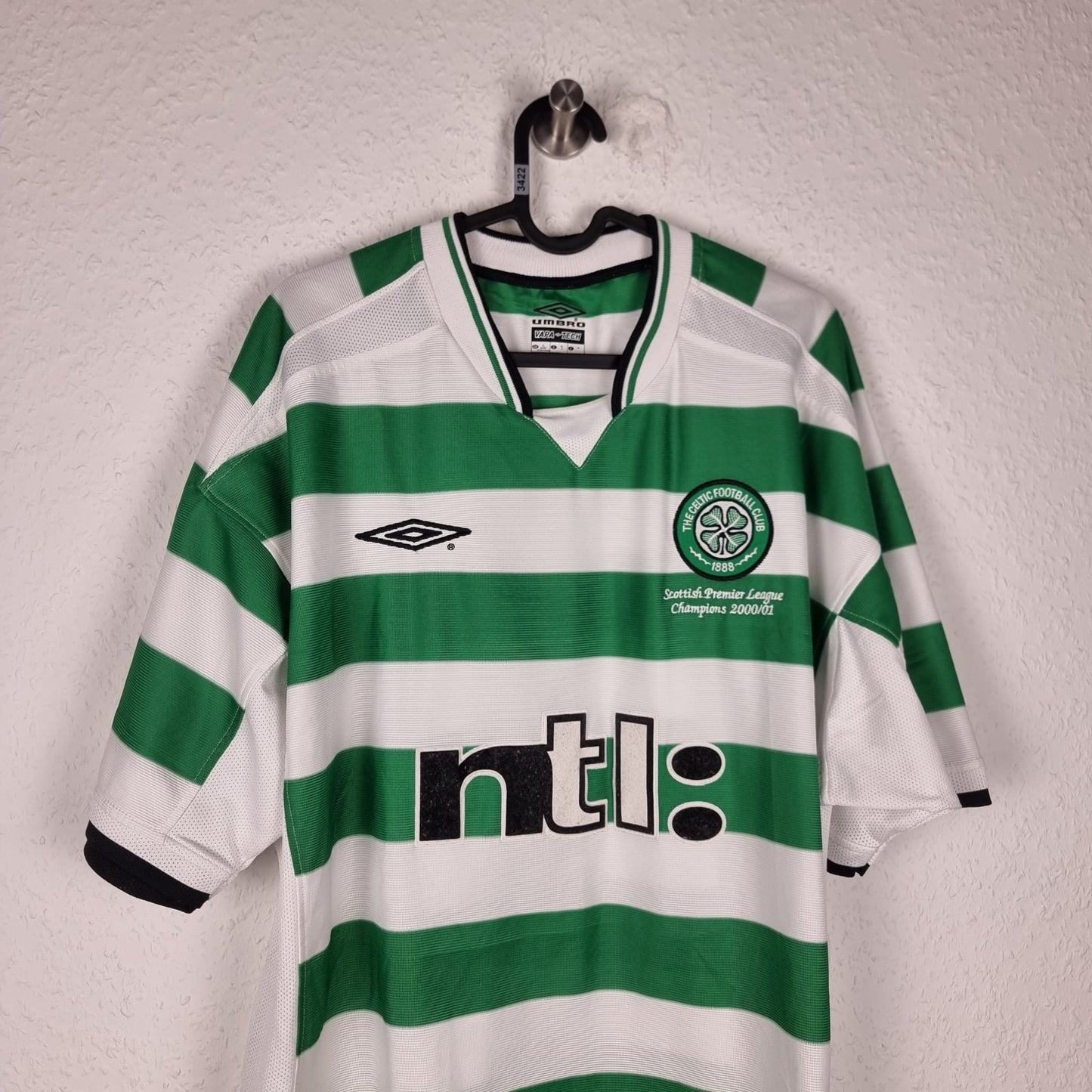 Trikot - Celtic Glasgow - Henrik Larsson - 2001/2002 - XL - Heim