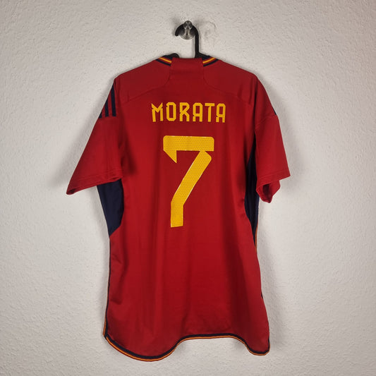 Trikot - Spanien - Álvaro Morata - 2022/2023 - XL - Heim