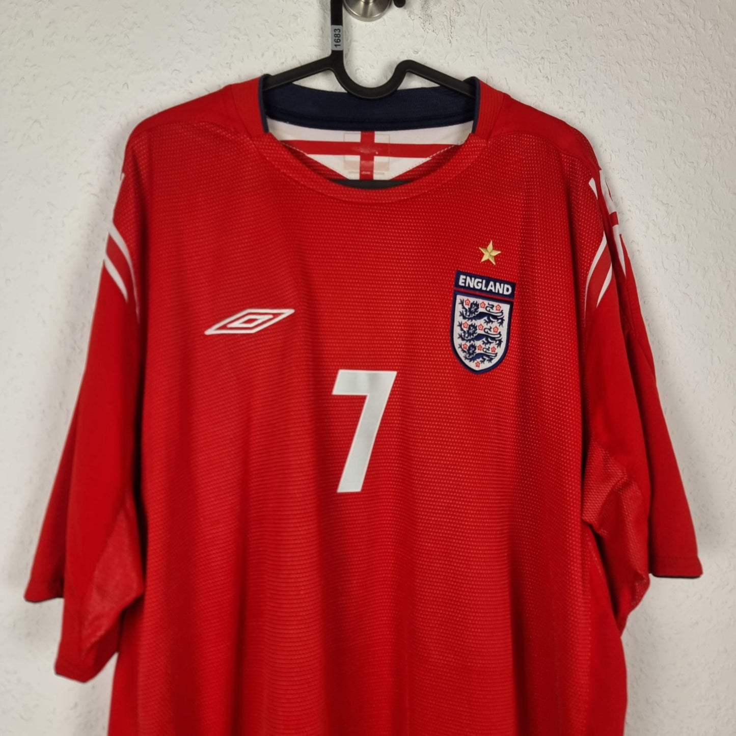 Trikot - England - David Beckham - 2004 - XXL - Auswärts
