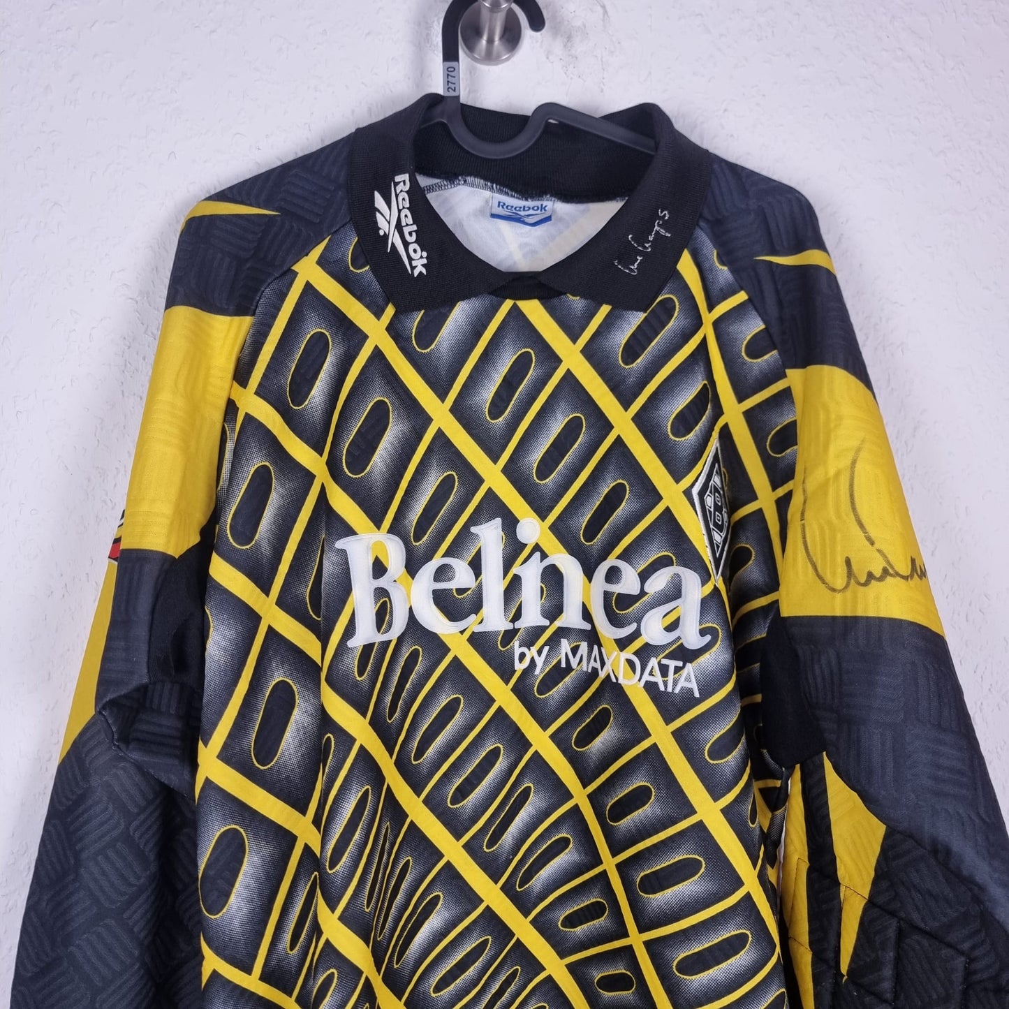 Goalkeeper Jersey - Borussia Mönchengladbach - Uwe Kamps - 1998/1999 - M - Home - Signed