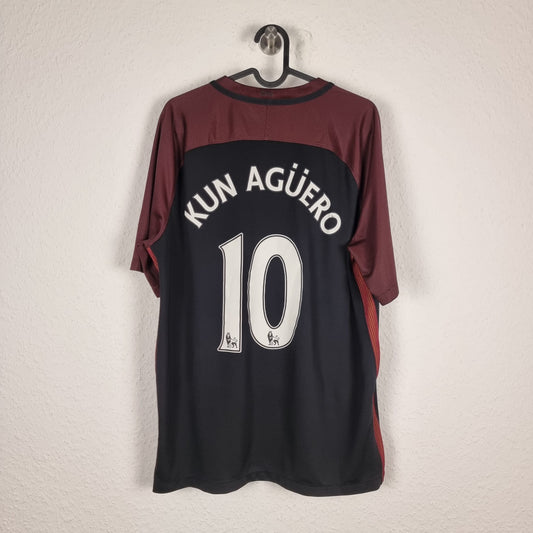 Trikot - Sergio Agüero - Manchester City - 2016/2017 - L - Auswärts
