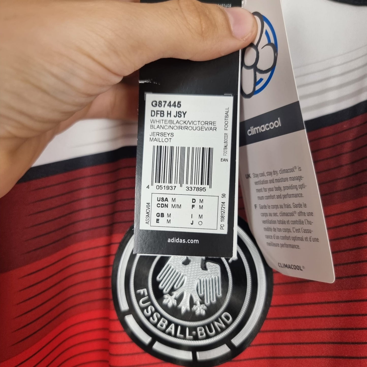 Trikot - Deutschland - 2014 - M - Neu - Heim