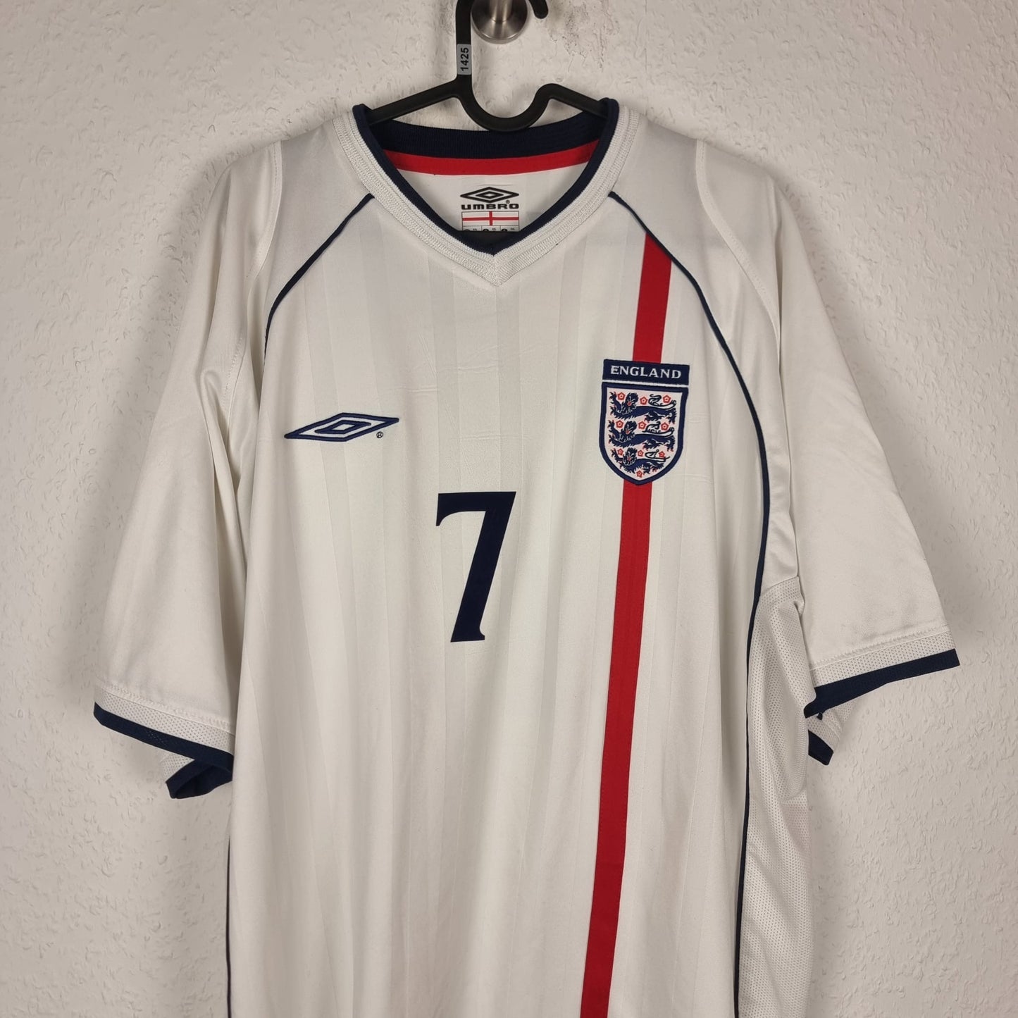 Trikot - England - David Beckham - 2002 - XXL - Heim