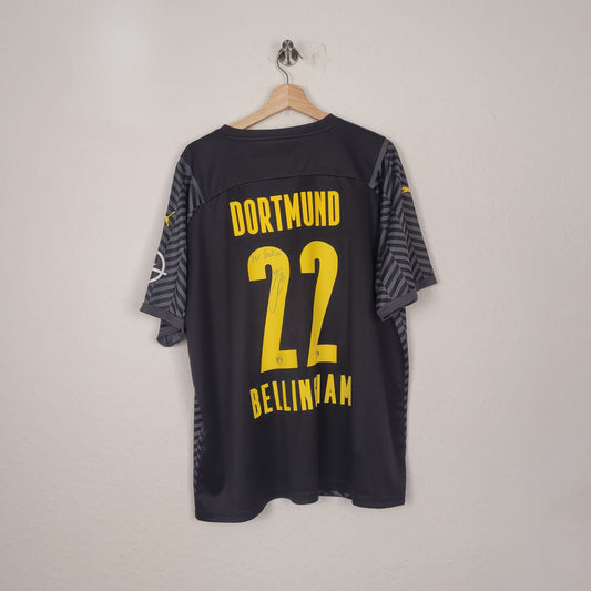 Trikot - Borussia Dortmund - Jude Bellingham - 2021/2022 - XXL - signiert - Auswärts