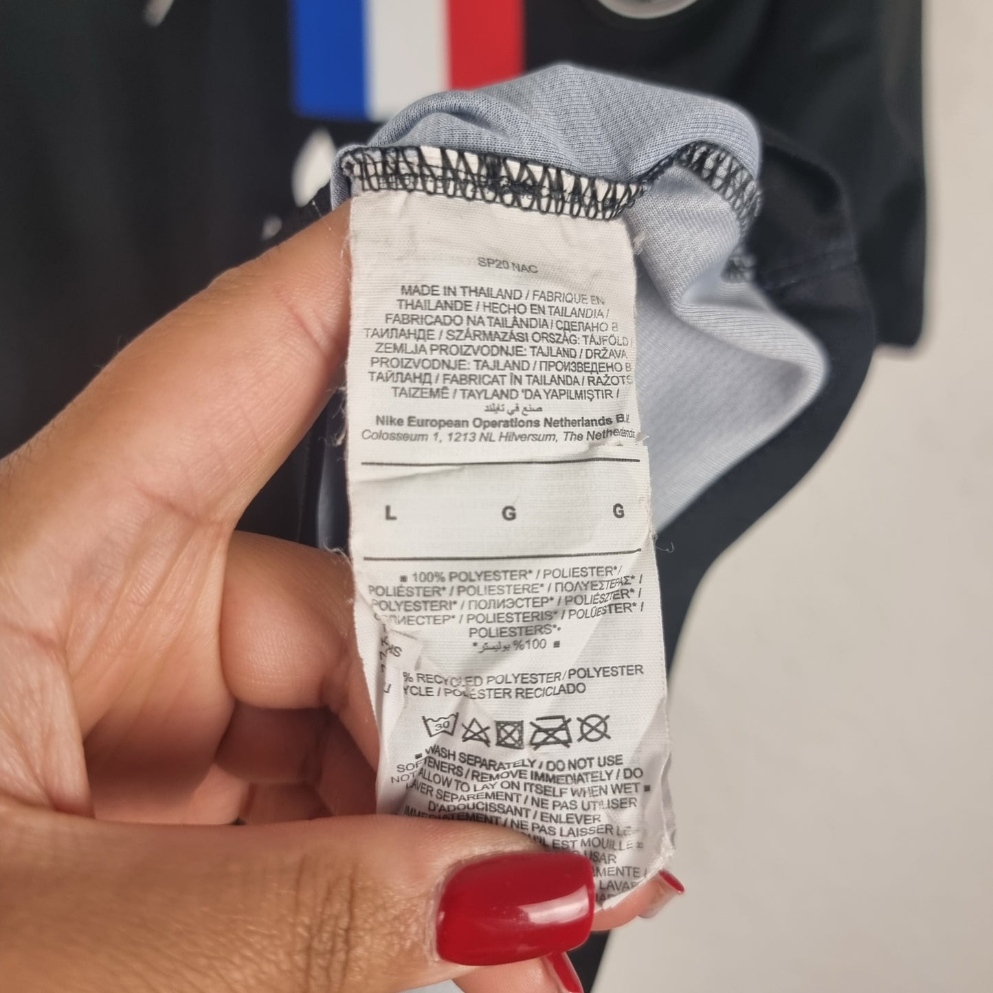 Trikot - Paris Saint-Germain - Kylian Mbappé - 2019/2020 - L - Viertes