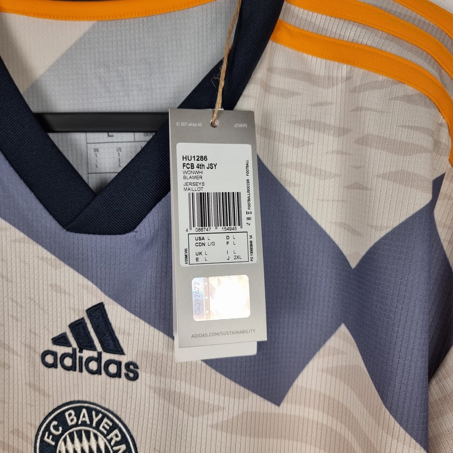 Sondertrikot - FC Bayern München - Marcel Sabitzer - 2022/2023 - L - NEU