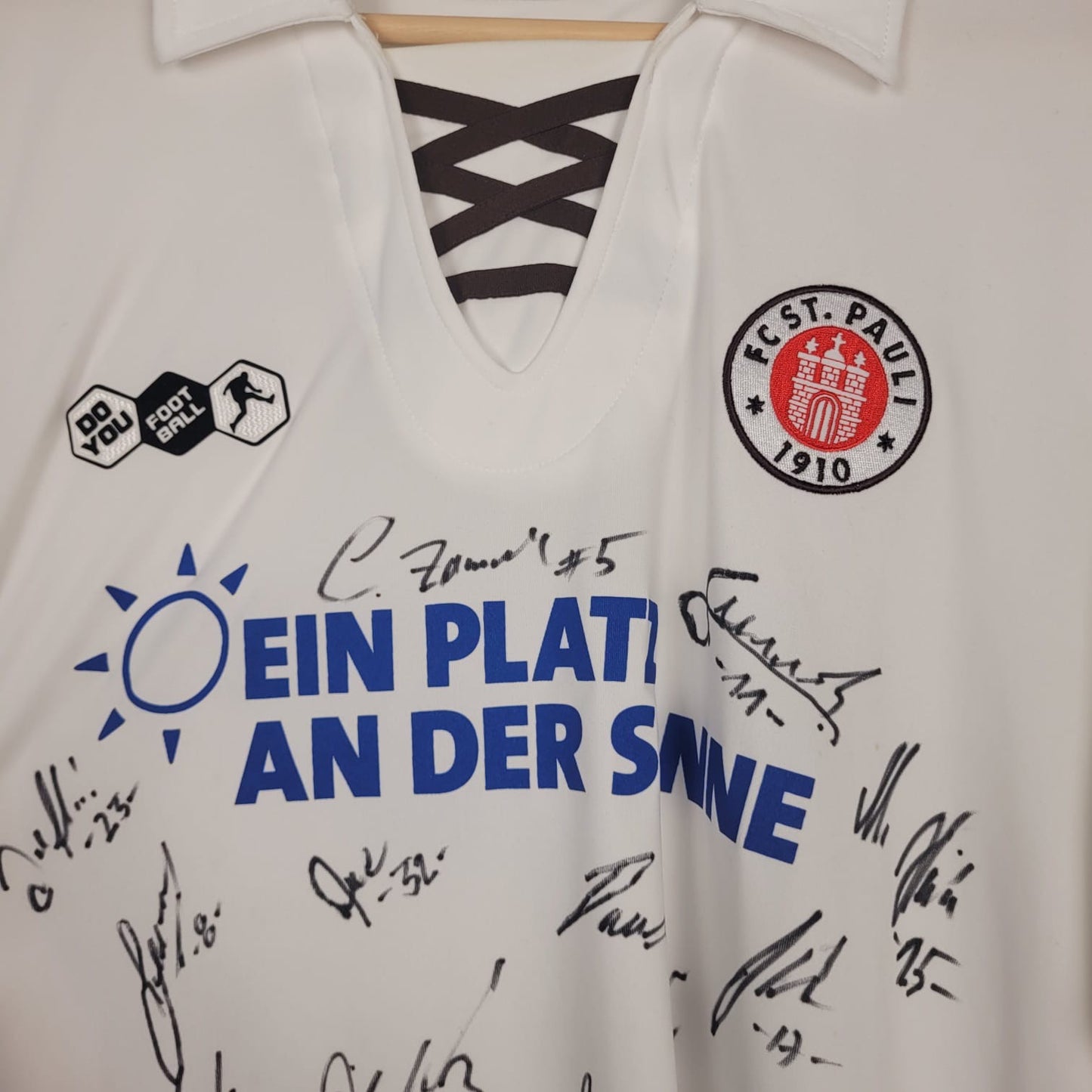 Trikot - FC St. Pauli - 2010/2011 - XL - teamsigniert - Auswärts