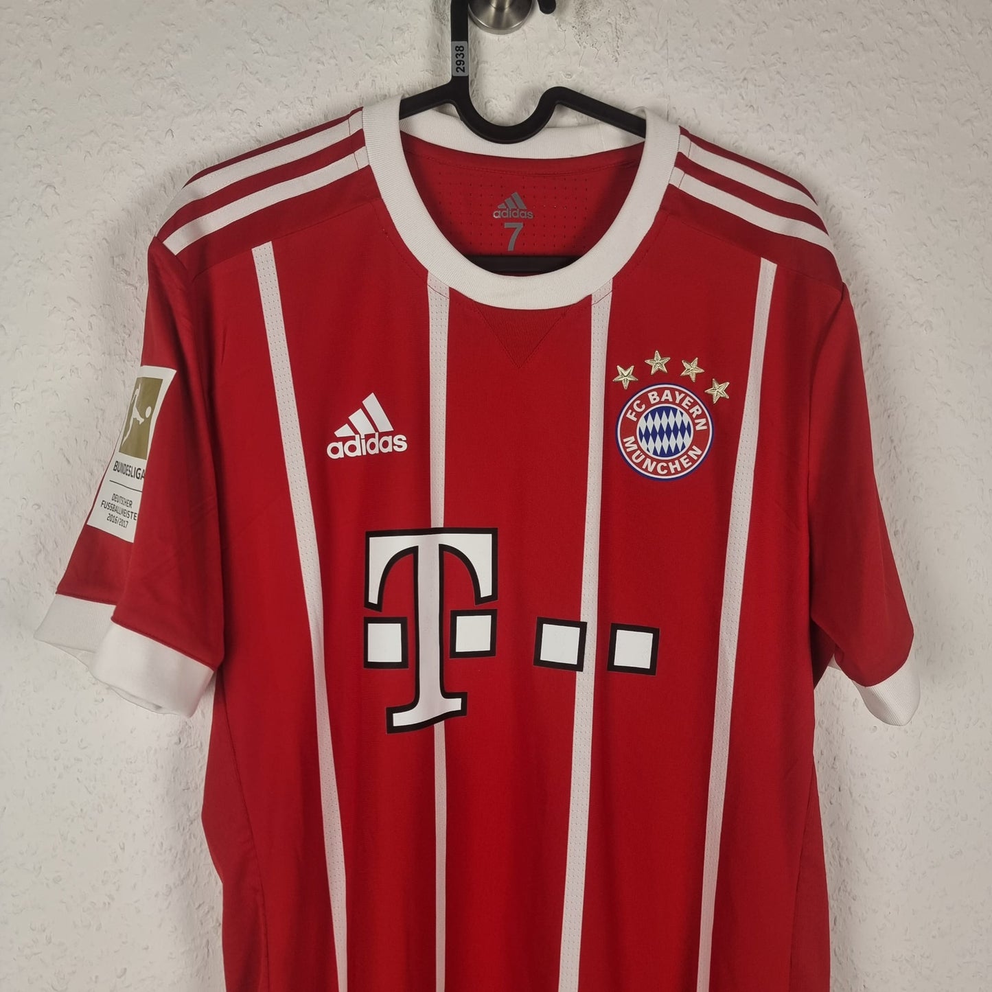 Jersey - FC Bayern Munich - Renato Sanches - 2017/2018 - Size 7 - Home - Player Issue