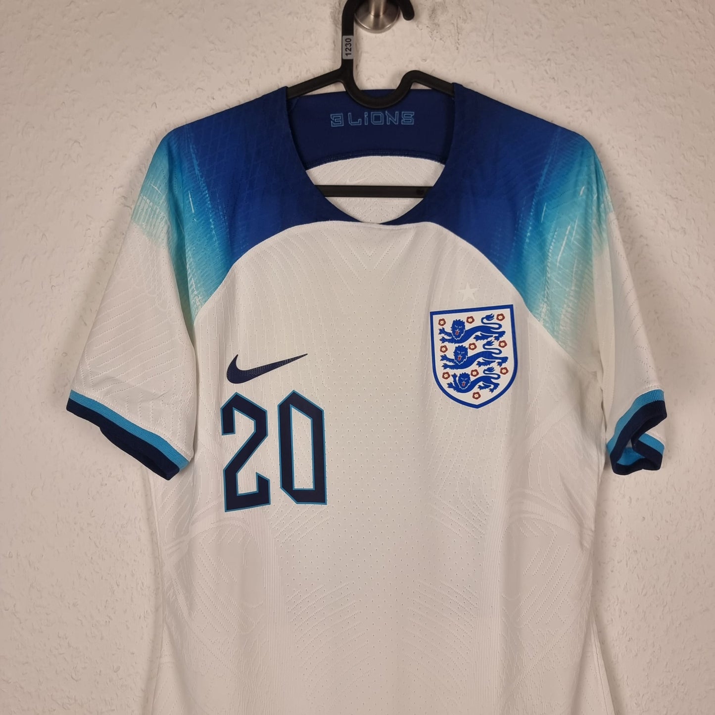 Jersey - England - Phil Foden - 2022 - M - Home - Player Issue