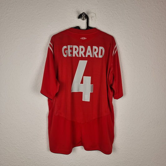 Trikot - England - Steven Gerrard - 2004 - XL - Auswärts