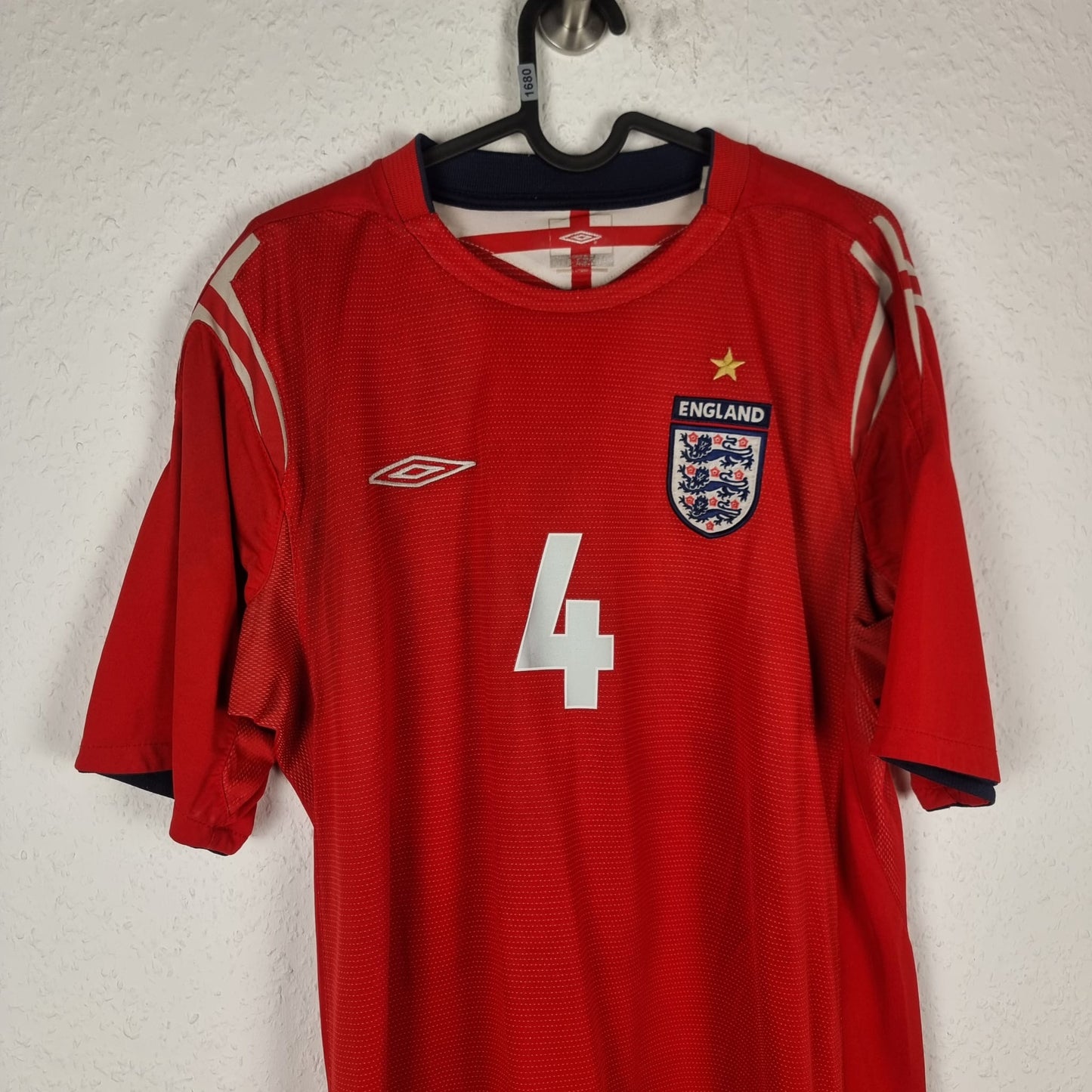 Trikot - England - Steven Gerrard - 2004 - L - Auswärts