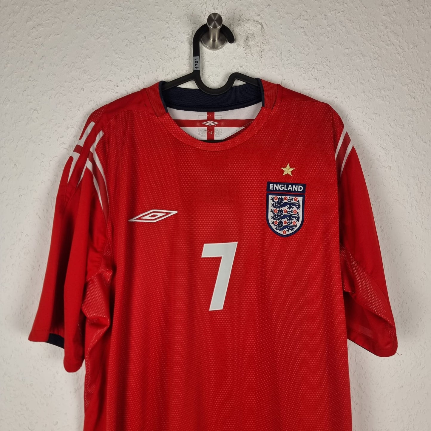 Trikot - England - David Beckham - 2004 - XL - Auswärts