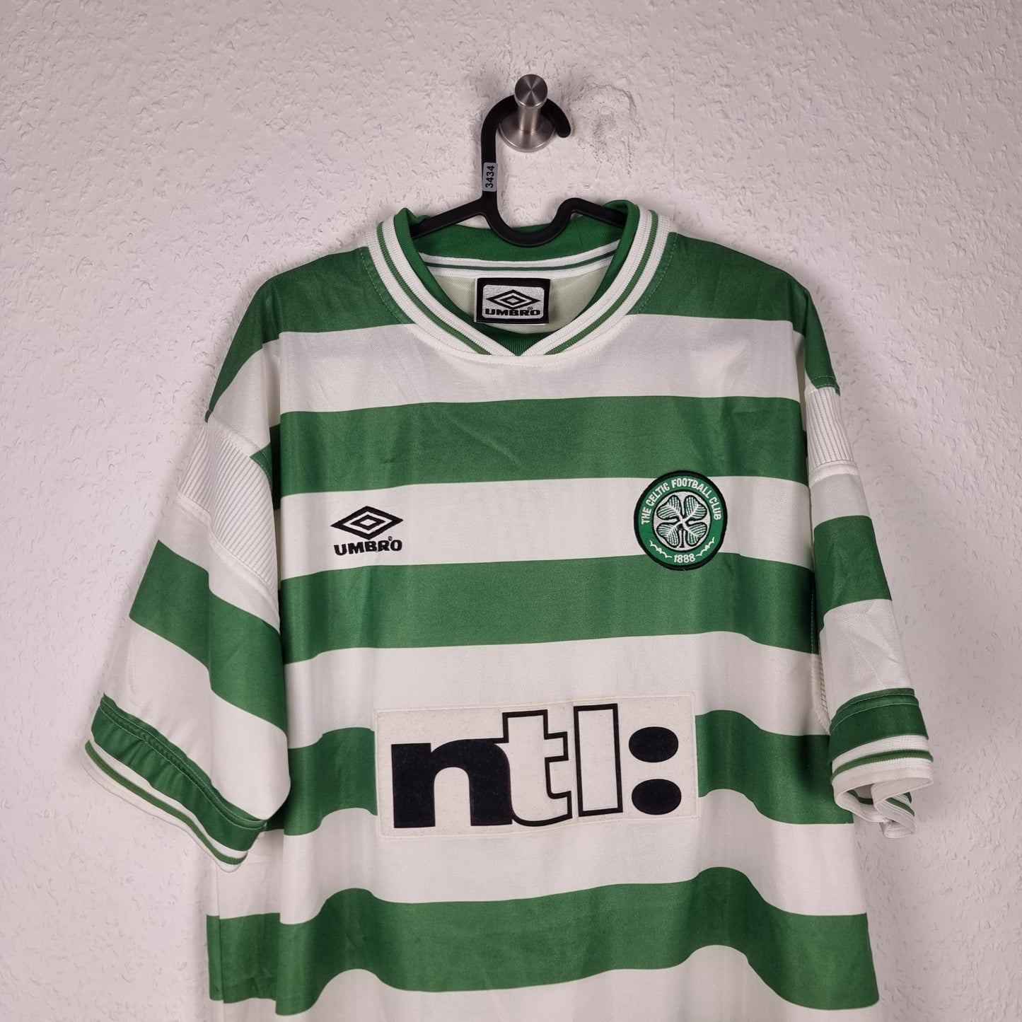 Trikot - Celtic Glasgow - Henrik Larsson - 1999/2000 - XL - Heim