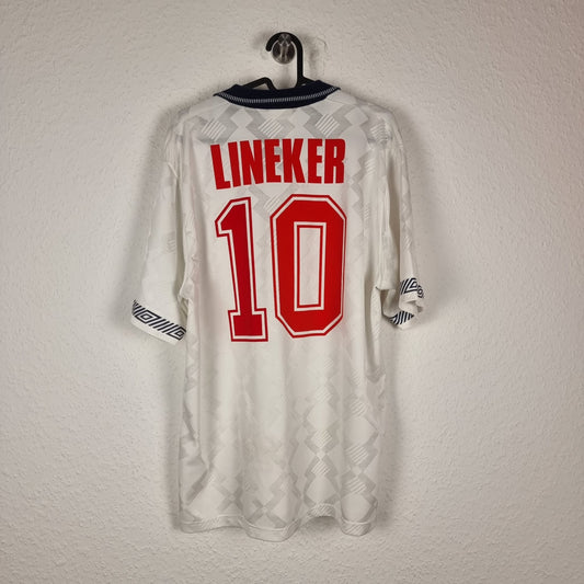Trikot - England - Gary Lineker - 1990 - L - Heim